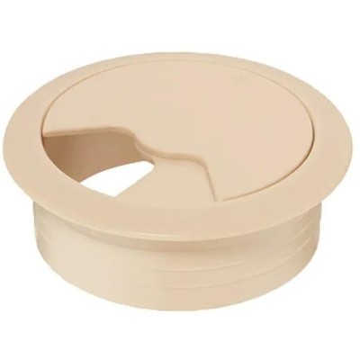 Průchodka kabelů plast 70 mm uzavíratelná - Barva - bílá