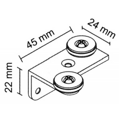 8812  horní vozík SOLID univerzální s ložiskem Laguna