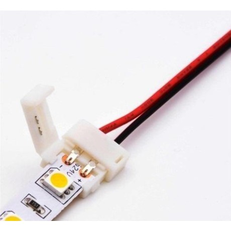 Konektor LED pásků s káblem napájecí 10mm