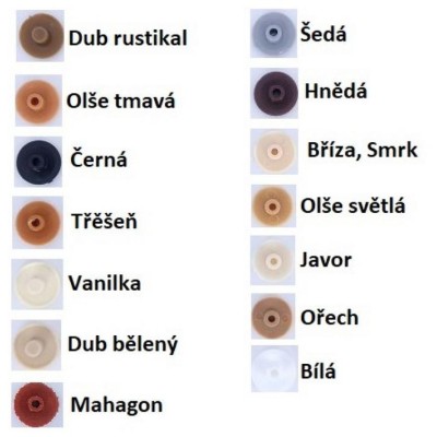 KRYTKA KONFIRMÁTU - Dub Rustikál - Barva - dub rustikal