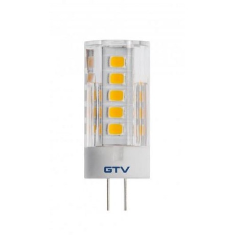 LED žárovka 12V teplá bílá -  G4, 3.5W,3000K, 360°, DC12V 320lm