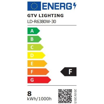LED žárovka R63 mléčná, středně teplá -  E27, 8W, 3000K - středně teplá