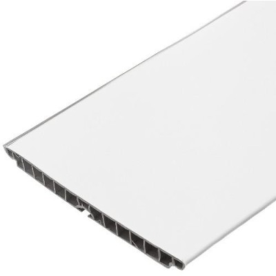 Plastový sokl 150 mm délka 4 m - bílá mat RAL 9010 - Bílá mat RAL 9010