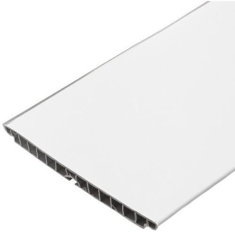 Plastový sokl 150 mm délka 4 m - bílá mat RAL 9010 - Bílá mat RAL 9010