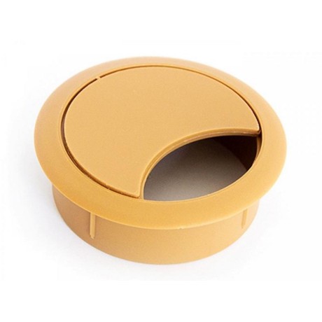 Průchodka kabelů plast 60 mm - Barva - buk