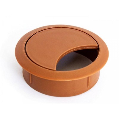 Průchodka kabelů plast 60 mm - Barva - calvados