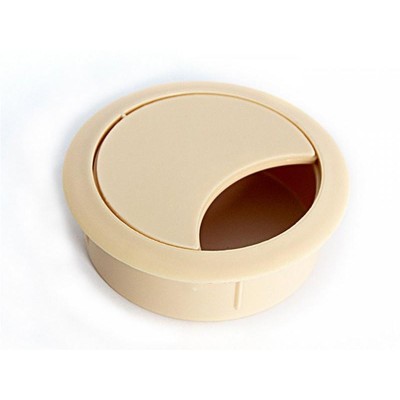 Průchodka kabelů plast 60 mm - Barva - slonová kost