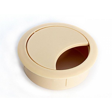 Průchodka kabelů plast 60 mm - Barva - slonová kost