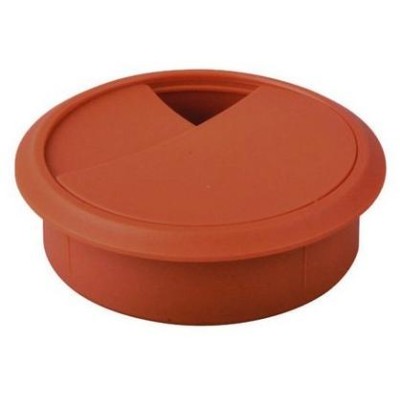 Průchodka kabelů plast 60 mm - Barva - třešeň