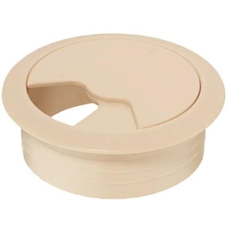 Průchodka kabelů plast 70 mm slonová kost - Barva - slonová kost
