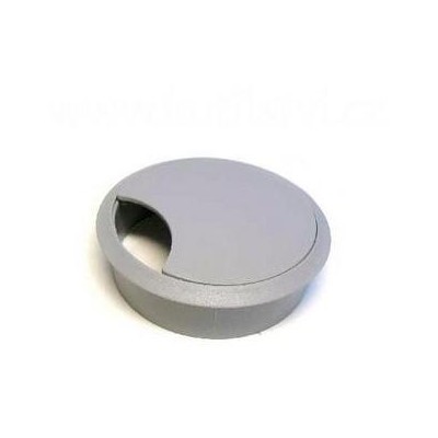 Průchodka kabelů plast 70 mm stříbrná - Barva - stříbrná