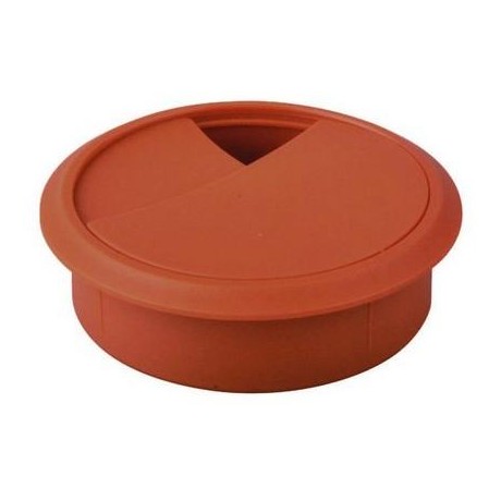 Průchodka kabelů plast 70 mm třešeň - Barva - třešeň