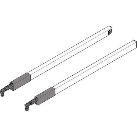Reling podélný L+P 500 mm šedý TBX antaro - ZRG.437RS