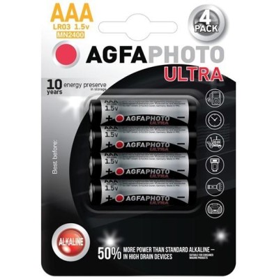 Ultra alkalická baterie LR03/AAA, 4ks