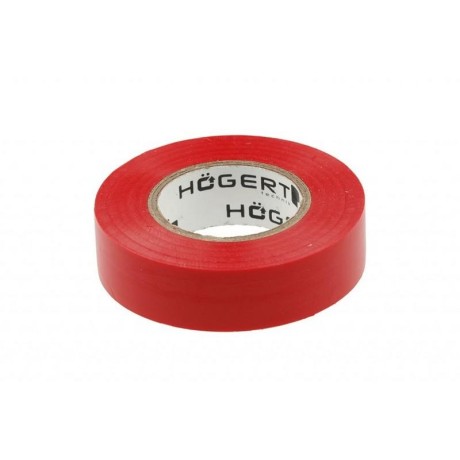 Izolační páska PVC 20 m HOGERT HT1P282 - Barva červená