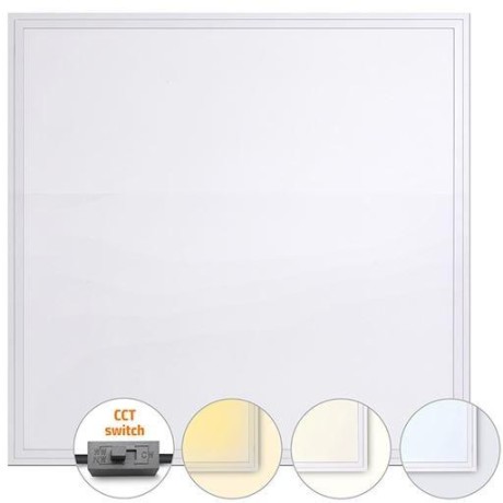 LED světelný panel Backlit 3CCT, 48W, 6240lm 60x60cm