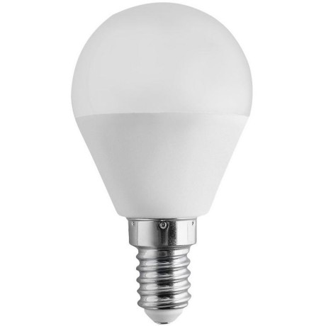 LED žárovka B45B mléčný, teplá bílá - E14, 6W, 4000K, 470lm,  220-240V, F - teplá bílá