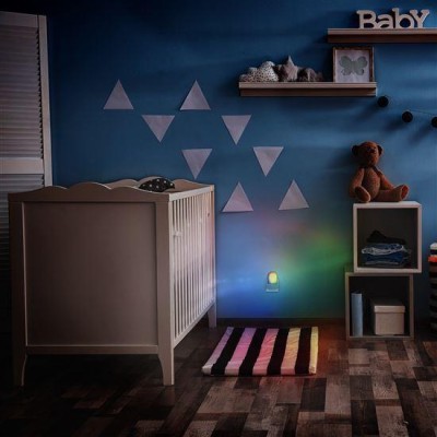 Noční LED RGB světléko se světelným sensorem
