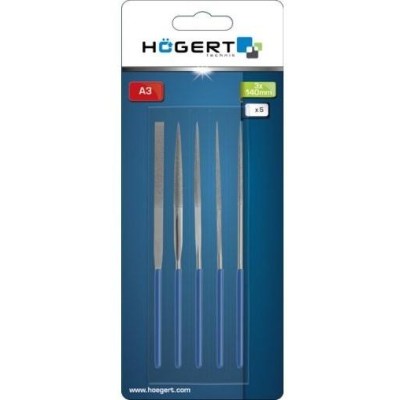 Sada diamantových pilníků HOGERT HT3B808 5 ks