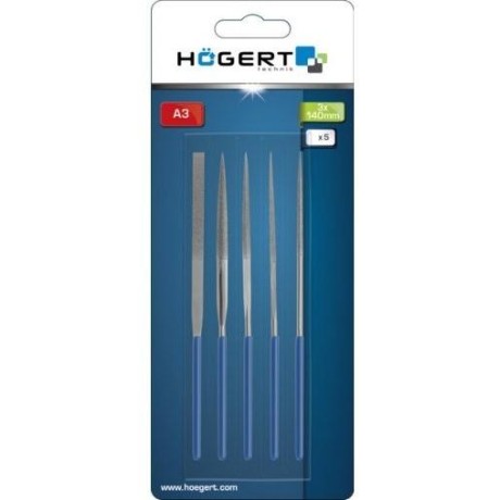 Sada diamantových pilníků HOGERT HT3B808 5 ks