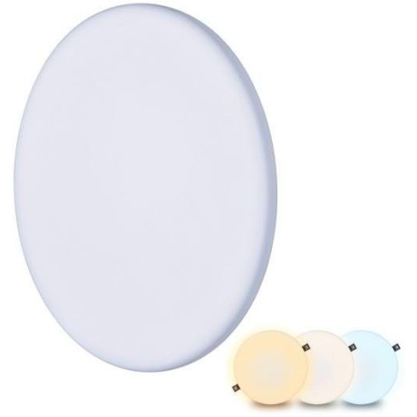 Solight LED podhledové svítidlo CCT, IP44, 20W, 1800lm, 3000K, 4000K, 6000K, kulatý