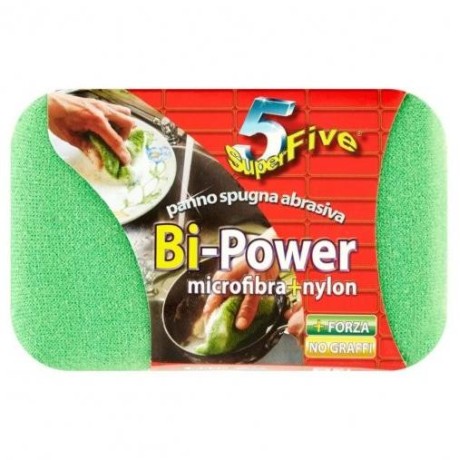 SUPERFIVE BI-POWER ZELENÁ - houbička na nádobí - Barva - zelená