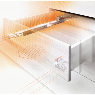 Blum MOVENTO plný výsuv TIP-ON 40kg - 760H4000T