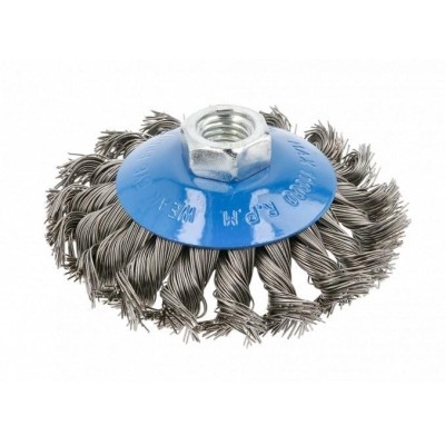 Kotoučový drátěný kartáč se závitem 100 mm HOGERT HT7D724