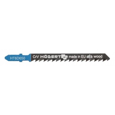 Listy přímočaré pily 100 mm, dřevo/syntetické materiály HOGERT HT6D650-2 2 ks