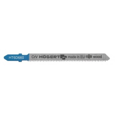 Listy přímočaré pily 100 mm, dřevo/syntetické materiály HOGERT HT6D660-2 2 ks