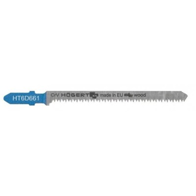 Listy přímočaré pily 100 mm, dřevo/syntetické materiály HOGERT HT6D661-2 2 ks
