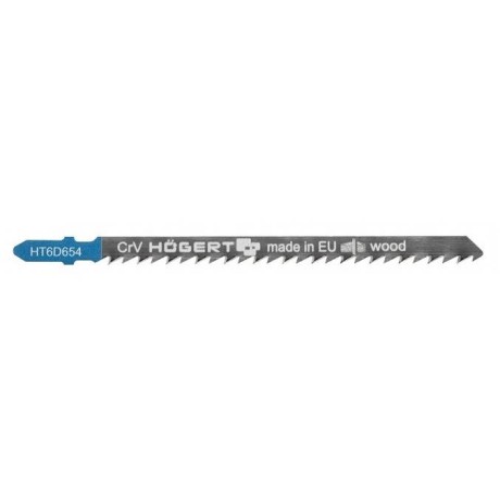 Listy přímočaré pily 132 mm, dřevo/syntetické materiály HOGERT HT6D654-2 2 ks