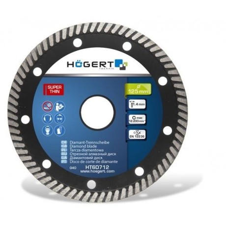 Nebrusný diamantový kotouč super tenký HOGERT HT6D716 - 230 mm