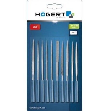Sada pilníků HOGERT HT3B809 10 ks
