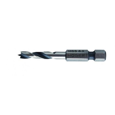 Vrták do dřeva se šestihrannou stopkou 1/4“ HOGERT HT6D346 - 6x60 mm