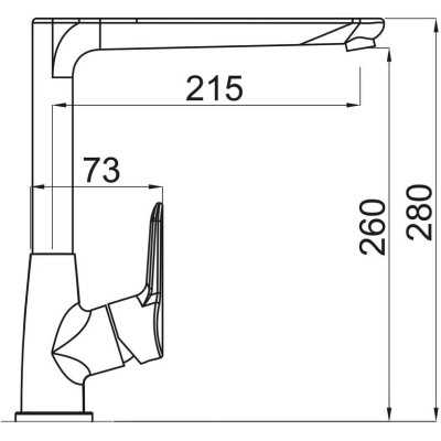 kuchyňská baterie-CASPIRA LESKLÁ Sinks