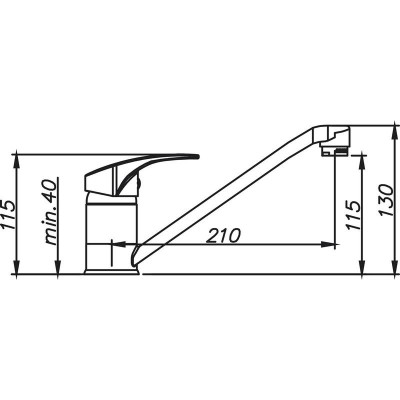 kuchyňská baterie-PRONTO - 72 TITANIUM Sinks - Granit - TITANIUM