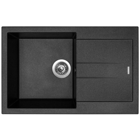 kuchyňský dřez granitový-AMANDA 780 METALBLACK Sinks - Granit - METALBLACK