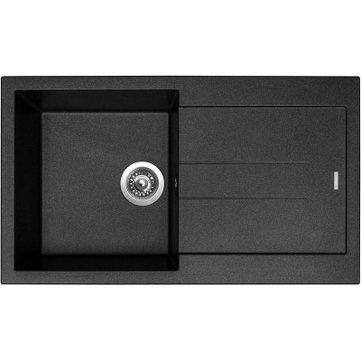 kuchyňský dřez granitový-AMANDA 860 METALBLACK Sinks - Granit - METALBLACK