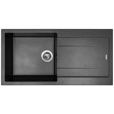 kuchyňský dřez granitový-AMANDA 990 METALBLACK Sinks