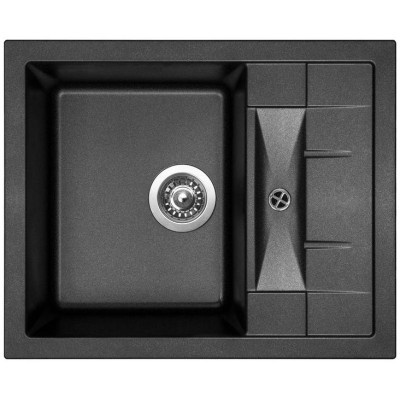 kuchyňský dřez granitový-CRYSTAL 615 METALBLACK Sinks - Granit - METALBLACK