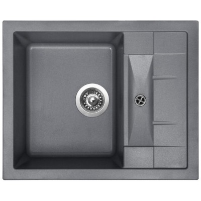 kuchyňský dřez granitový-CRYSTAL 615 TITANIUM Sinks - Granit - TITANIUM