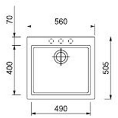 kuchyňský dřez granitový-CUBE 560 SAHARA Sinks - Granit - SAHARA
