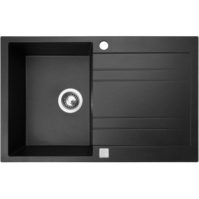 kuchyňský dřez granitový-GRANDE 800 METALBLACK Sinks - Granit - METALBLACK