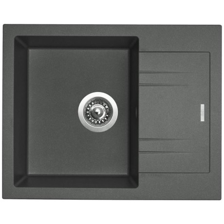 kuchyňský dřez granitový-LINEA 600 N TITANIUM Sinks - Granit - TITANIUM