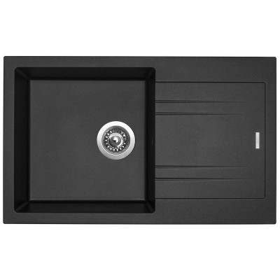 kuchyňský dřez granitový-LINEA 780 N METALBLACK Sinks - Granit - METALBLACK
