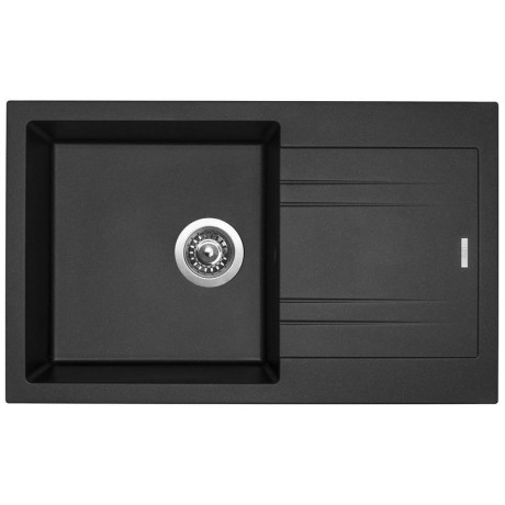 kuchyňský dřez granitový-LINEA 780 N METALBLACK Sinks - Granit - METALBLACK