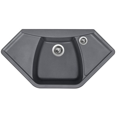 kuchyňský dřez granitový-NAIKY 980 TITANIUM Sinks - Granit - TITANIUM