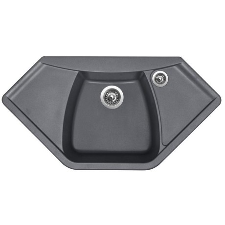 kuchyňský dřez granitový-NAIKY 980 TITANIUM Sinks - Granit - TITANIUM
