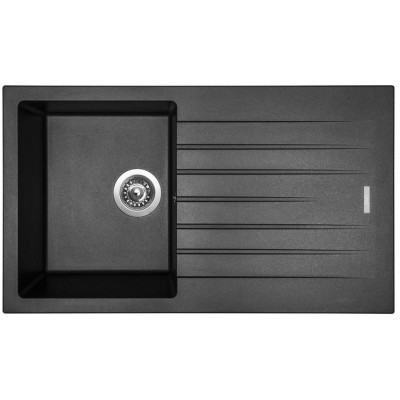 kuchyňský dřez granitový-PERFECTO 860 METALBLACK Sinks - Granit - METALBLACK